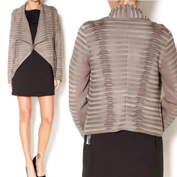 My Tribe Suede Leather Jacket Moto Asymmetrical size S - Picture 4 of 16